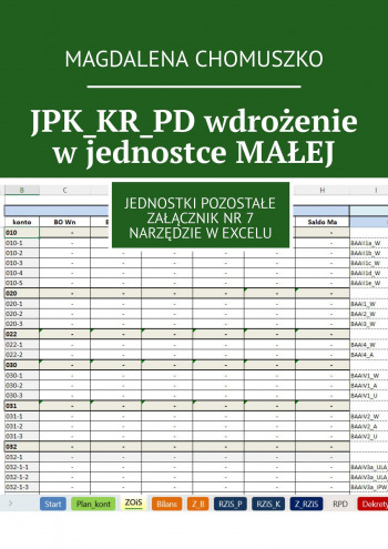 JPK_KR_PD wdrożenie w jednostce MAŁEJ